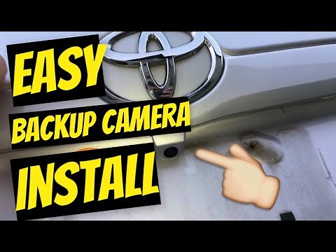 How to install a backup camera any Toyota Camry or any other car