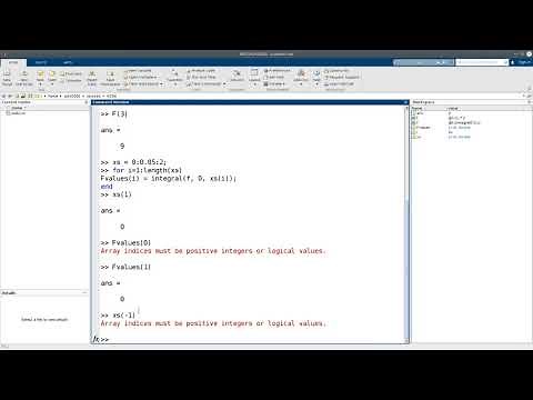 Matlab: the integrate function