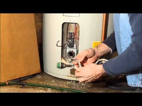 Replacing a water heater element