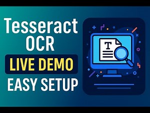 Tesseract OCR Tutorial for Beginners | Install, Setup & Live Demo with Sample Commands