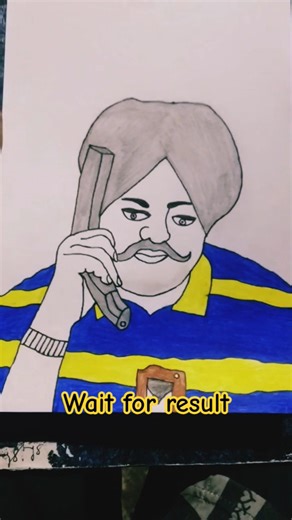 Sidhu moose wala drawing #shorts #drwaing