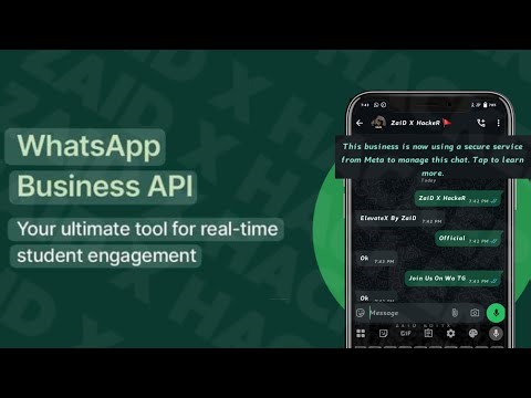 WhatsApp Business Api | WhatsApp Meta Secure Verify Method | ZaiD X HackeR