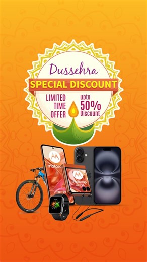 It's the season of new beginnings! ✨ Celebrate Dussehra with the Lucky Mobile mega offer. Get up to 30% OFF on your new smartphone purchase, plus FREE gifts worth ₹15,000! And that's not all: ✅ 0% Down Payment ✅ 0% Interest on easy installments ✅ Great Exchange Offers Upgrade your phone for less this festive season! Visit a Lucky Mobile branch today. Address details (in a separate line or comment): 📍 Branch 1: Harbhat Road, Sangli. 📍 Branch 2: Sangli Bus Stand, Sangli. 📍 Branch 3: Old Station