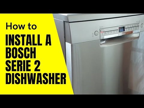 How to install a Bosch dishwasher