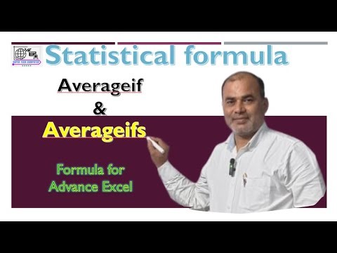 Averageif and Averageifs in Excel #education #yt #excel