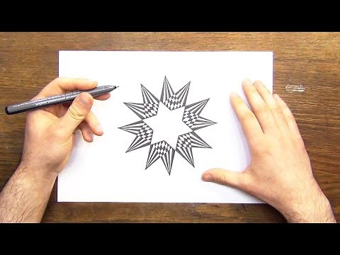 How to draw Geometrical Design | Geometric Drawing Tutorial