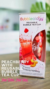 Enjoy your bubble tea on the go in our NEW Peachberry Reusable Cup! ✨ It’s a must-have for every bubble tea lover. So what are you waiting for - grab yours now! 溜 Available exclusively at @BM_Stores | Bubbleology - Bubble Tea | Facebook