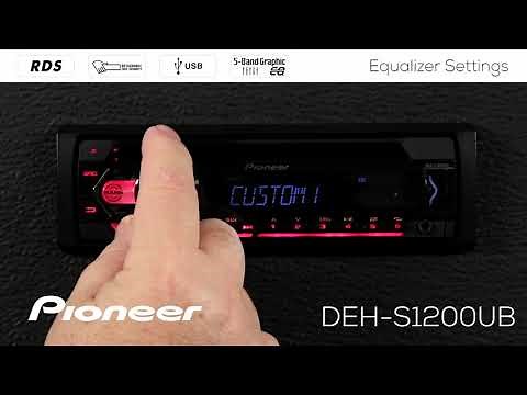 How To - Pioneer DEH-S1200UB - EQ Settings