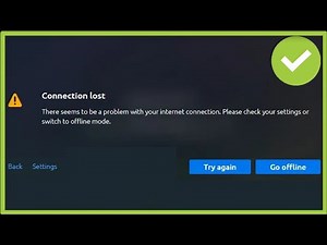 UBISOFT - Connection Lost - There Seems To Be a Problem With Your Internet Connection