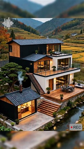 Building a Warm Wooden 3-Story House | DIY Modern Miniature Home #modelbuilding #home #homedecor