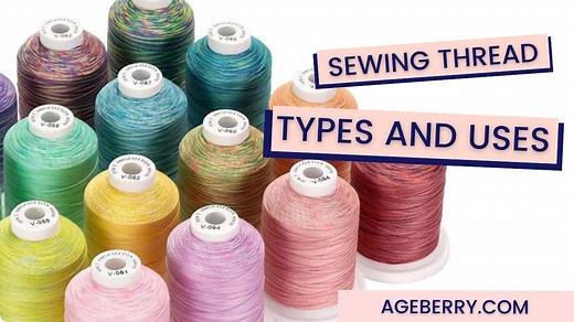 Different types of thread for sewing
