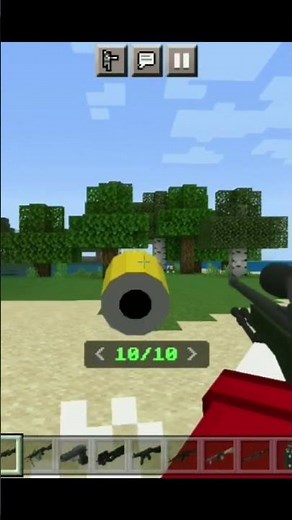 Actual Guns 3D Addon Minecraft PE Bedrock