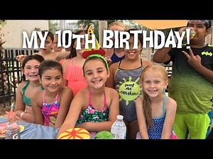 10th Birthday Party | Swim Party in Arizona