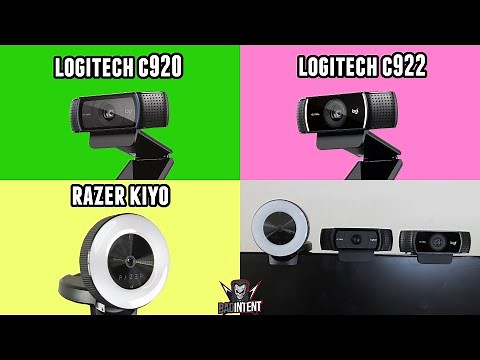 Logitech C920 vs Logitech C922 vs Razer Kiyo