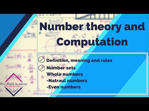 COMPUTATION and Number Theory PART 1