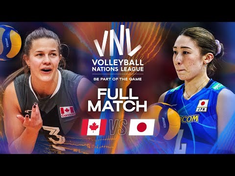 Canada 🇨🇦 vs Japan 🇯🇵 | VNL 2025 - Full Match | Week 1