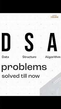 DSA problems solving #apnacollege #placement #coding