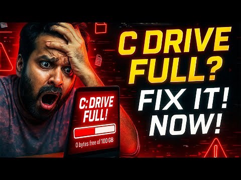 C Drive Full Fix That Actually Works! | Windows 11