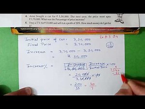 .Q.4, Ex.7.2 Chapter:7 Comparing Quantities | New Ncert Maths Class 7 |