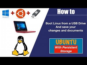 How to create Linux usb with persistent storage (Your data is saved after reboot)