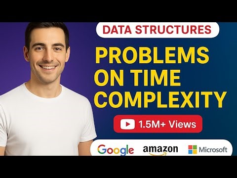 Time Complexity Master: 8 Big O Interview Questions SOLVED (DSA)