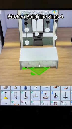 Kitchen Build Hack!! The Sims 4 🎥 - Sims Ideas #sims4tipsandtricks #sims4hacks #sims4tutorial #thesims4tips #foryoupagereels #sims4 | Sims Ideas