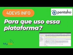 Como uso o site 4DEVS info + Pentaho + SQL