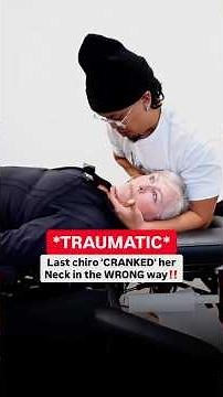 Are you SCARED to get YOUR Neck Cracked⁉️ #chiropractic #backpain #neckpain #trending