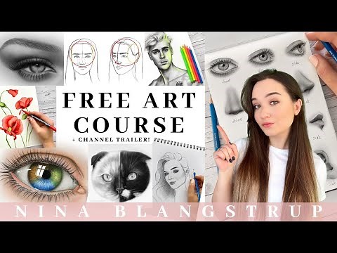 Free Art Course - Learn how to Draw Realistic Portraits