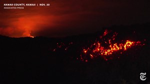 18K views · 643 reactions | Lava flowed from Hawaii's Mauna Loa, the world’s largest active volcano, a week after it erupted for the first time since 1984. The eruption raised excitement among scientists who are eager to unlock the volcano's many mysteries. https://nyti.ms/3FqNm8b | The New York Times | Facebook