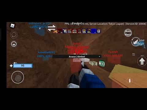 Script arsenal aimbot, esp, aimblock mobile (arceus x)