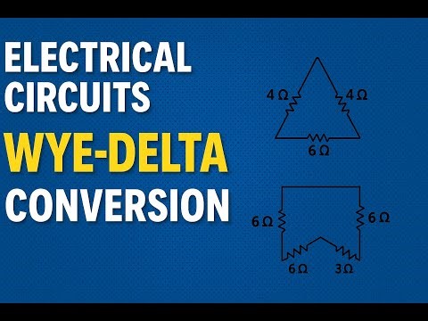 Wye to Delta Conversion // Electrical Circuits // EduVerse