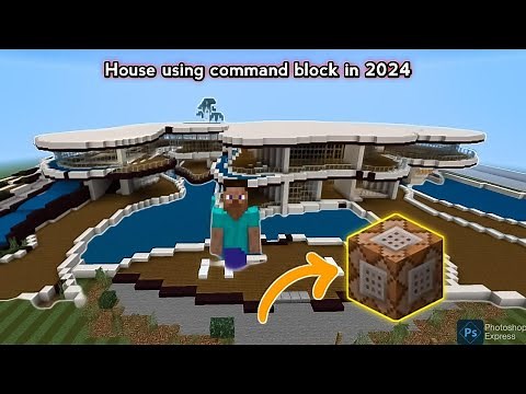 This Command Block Builds a HUGE Mansion INSTANTLY
