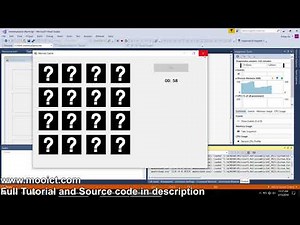 C# Tutorial Create a Memory Matching Game in Visual Studio