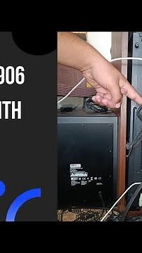 How to connect a Logitech Z906 5.1 speaker system