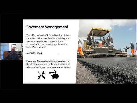Pavement Condition Index Webinar presented by Abiel Carrillo, P.E.
