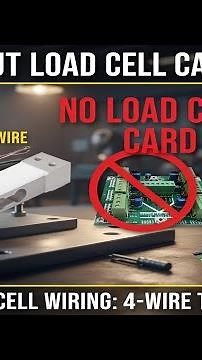 Complete Load Cell Wiring Guide: 4-Wire to 6-Wire Connection Without ''Card or Module''