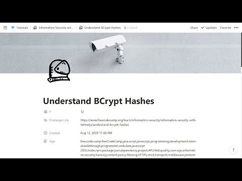 12 - Understand BCrypt Hashes - Information Security with HelmetJS - freeCodeCamp