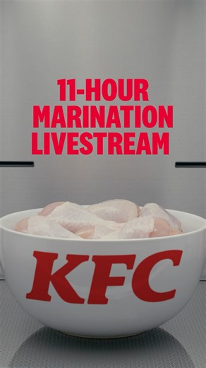 Watch iconic chicken in the making. Livestream 🔗 in bio. | KFC