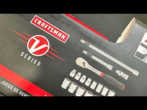 Craftsman’s V Series 3/8 Socket Sets - Worth it @ 1/2 the Usual Cost? #CMMT45753V