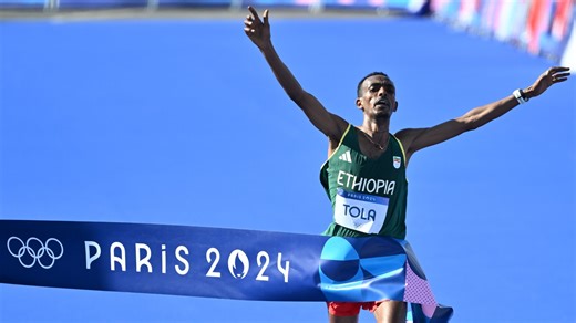 Down goes Olympic marathon record: Tamirat Tola wins gold