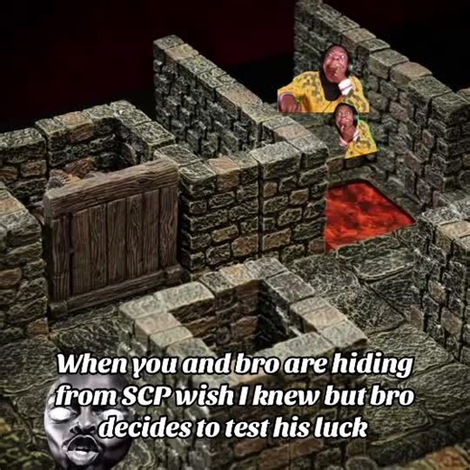 When you and bro are hiding from SCP wish I knew but bro decides to his luck @‼️ @￼@@⋅˚₊‧ ୨୧ ‧₊˚ ⋅##fyp##scp##SPEED##fypppppppppppppp