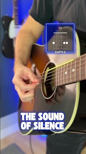 the sound of silence (simon & garfunkel) guitar tutorial #guitarlesson