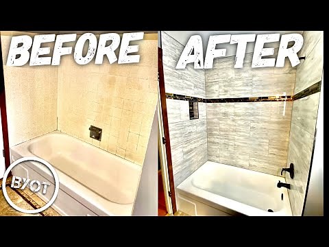 DIY Shower Remodel : START To FINISH (Part 1 of 2)