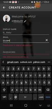How to do a IMVU email.