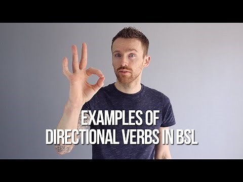 Examples of Directional Verbs in BSL