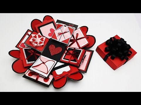 DIY Explosion Box Tutorial | Valentine's Day / Anniversary Gift Idea | How to Make Explosion Box