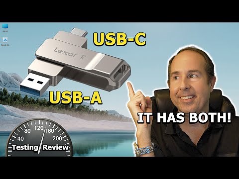 👍 Lexar D400 Dual Flash Drive w/USB A & C! Testing & Review | 130MB/sec