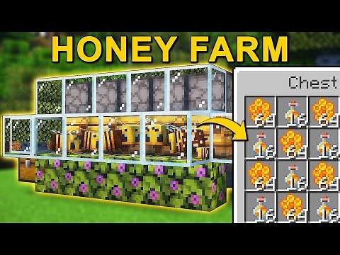 The EASIEST Automatic Bee Farm in Minecraft 1.21.8! 🐝(Tutorial)