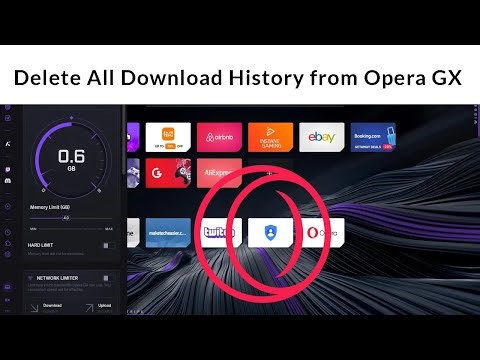 How to Delete All Download History from Opera GX Browser?